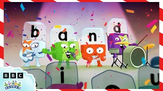 The Best of the BAND🥁🎸 | Learn to Spell | Alphablocks