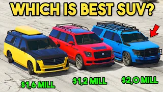 GTA 5 ONLINE - CAVALCADE XL VS LANDSTALKER XL VS GRANGER 3600LX (WHICH IS BEST SUV?)