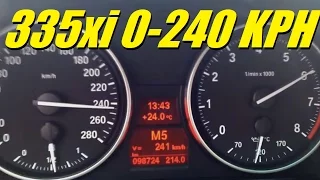 BMW N54 335xi 0-240 km/h (0-150 MPH)