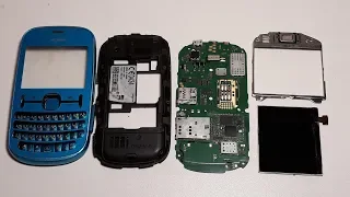 Ремонт и реставрация Nokia Asha 200 | Restoring Broken Cell Phone
