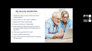 Security Health Plan Academy: My Security Health Plan and WebMD