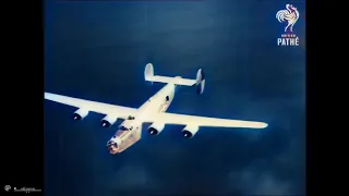 B24 Liberator Bomber Shot Down In Carolines Raid In WWII (1945)✅[Upscale 4к 60FPS]