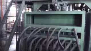 copper rod upcasting machine