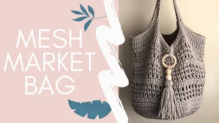 The Mesh Market Bag-Easy Crochet Pattern