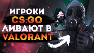 ПОЧЕМУ ИГРОКИ УХОДЯТ ИЗ CS:GO в VALORANT