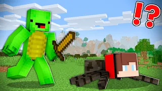 Speedrunner vs Hunter but I Shapeshift into Random Mobs in Minecraft - Maizen JJ and Mikey