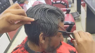 ASMR Hair Transformation With Scissors #alrayaanhairstudio