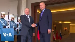 Russia's Putin holds bilateral talks with Turkey's Erdogan