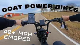 How fast is The Power Goat emoped with a 150lb rider? #ebike #electricbike #review #speedtest