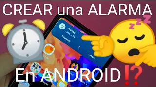 📱⏰ Cómo PONER una ALARMA en mi CELULAR ANDROID FÁCIL y RÁPIDO