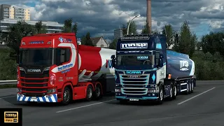 Realistic ETS 2 | MASP Transport Fuel Tanker Transport | Scania R680 V8 | P2