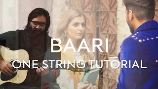 Baari | Easy One String Guitar Tutorial | Bilal Saeed | Momina Mustehsan