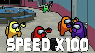 Among Us distraction dance animation - SPEED X100