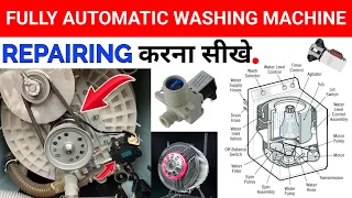 fully automatic washing machine repair, washing machine repair, top load washing machine testing