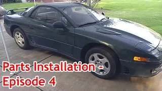 Mitsubishi 3000 GT - 1992 Classic -  Episode 4 - Parts Installation - Engine compartment