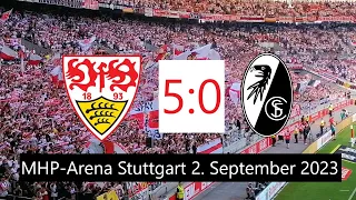 VfB Stuttgart - SC Freiburg 5:0 (2. September 2023 phone montage)