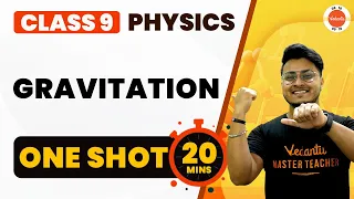 Gravitation Class 9 One Shot Revision in 20 Minutes | NCERT Class 9 Science (Physics) Ch-8 #CBSE2024