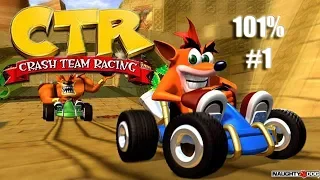 Crash Team Racing 101% Walkthrough Gameplay | Part 1 (No Commentary)