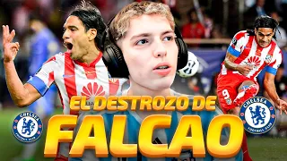 DAVOO XENEIZE REACCIONA AL DIA QUE FALCAO DESTROZO AL CHELSEA CAMPEON DE EUROPA (2012)