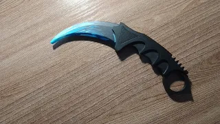 Мини обзор на KARAMBIT DRAGON GLASS из дерева!