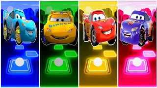 McQueen Red Car 🆚 McQueen Blue Car 🆚 McQueen Purple Car 🆚 McQueen Yellow Car 🎶 Who is Best?