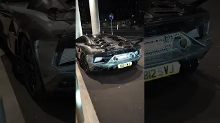 Marcus Rashford spotted in Aventador SVJ in Manchester!