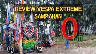 VESPA EXTREME SAMPAHAN ‼️ Istirahat di jalur 0Km citarum