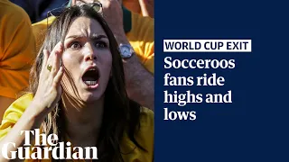 'Gave it a good go': Socceroos fans ride the wave in World Cup exit to Argentina