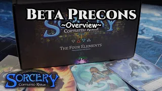 Sorcery TCG Beta Preconstructed Decks Overview