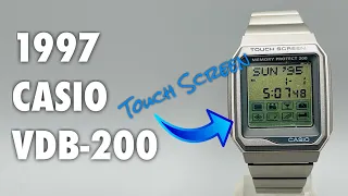 1997 Casio VDB-200 Touch Screen watch