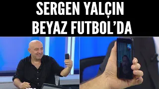 Sergen Yalçın Beşiktaş'ın şampiyonluğu sonrası Beyaz Futbol canlı yayınına bağlandı