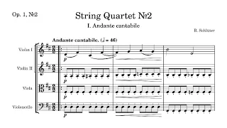 String Quartet No. 2: I. Andante cantabile - B. Schlüter