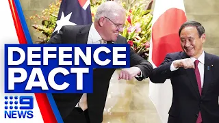 Australia and Japan tighten defence ties over South China Sea | 9 News Australia