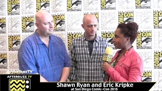 Shawn Ryan and Eric Kripke (Timeless) at San Diego Comic-Con 2016