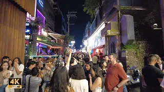[Itaewon 4K] Seoul Night Walk! ~ crazy! Crowds pouring out at 12:00 at night! The Fever of Itaewon~!