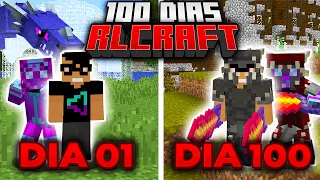 SOBREVIVI 100 DIAS NO RLCRAFT DO MINECRAFT - O FILME