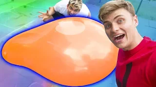 GIANT WATER BALLOON EXPLOSION!!