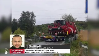 "Ce n’est pas une grève, c’est un droit de retrait !" : Anasse Kazib, le cheminot des GG