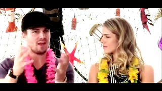 "Can You Imagine If We Hated Each Other?" - Stephen Amell & Emily Bett Rickards