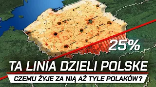 Dlaczego aż 25% POLAKÓW ŻYJE za tą LINIĄ? - Powody Was zdziwią