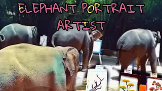 Thailand Safari || Elephant Portrait Painting Art Work|| My last travel before Pandemic