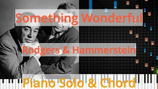 🎹Solo & Chord, Something Wonderful, Rodgers & Hammerstein, Synthesia Piano