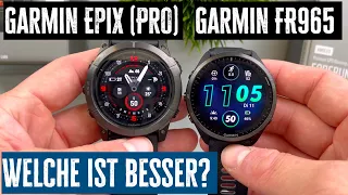 Garmin Forerunner 965 oder Garmin Epix (Pro)? Das Duell der AMOLED-Sportuhren!