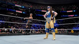 Nikki A.S.H. & Rhea Ripley Entrances as Women's Tag Team Champions: SmackDown, Sept. 24, 2021 - HD