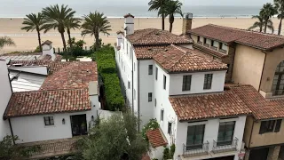 Touring a California Beachfront Home Featuring a Tropical Garden!