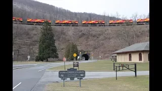 A Train of India Exports at Horseshoe Curve