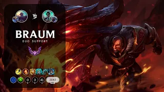 Braum Support vs Karma - EUW Master Patch 14.5