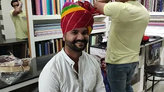 How to wear a Rajputi Safa?? Rajputi Safa Kaise Bandhe