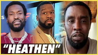 Meek Mill & 50 Cent React to Diddy's Apology for "Disgusting" Cassie Hotel Video, TD Jakes Speaks