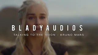 talking to the moon - bruno mars edit audio